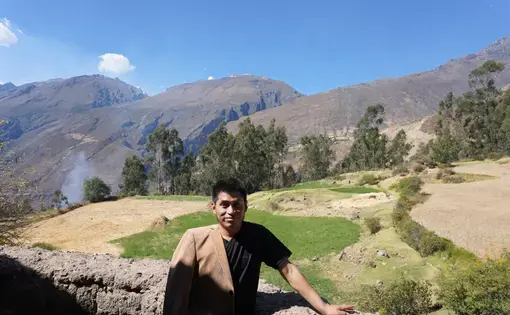 Portrait of Clinton Oro.&nbsp;Image by Audrey Fromson. Peru, 2019.