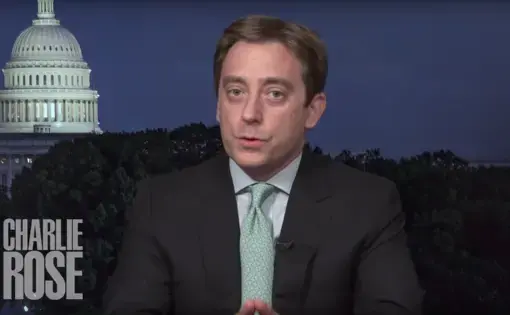 Evan Osnos on Charlie Rose​​​​​​​. United States, 2017.