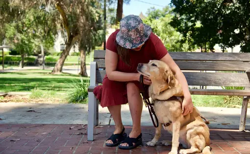 Sex-trafficked as a child, Margeaux Gray, a resident of Los Angeles, has lived with trauma-induced visual impairment, gastroparesis, peripheral neuropathy and complex PTSD for decades. Image by Isabella Gomes. United States, 2019. Sex-trafficked as a child, Margeaux Gray, a resident of Los Angeles, has lived with trauma-induced visual impairment, gastroparesis, peripheral neuropathy and complex PTSD for decades. Image by Isabella Gomes. United States, 2019.