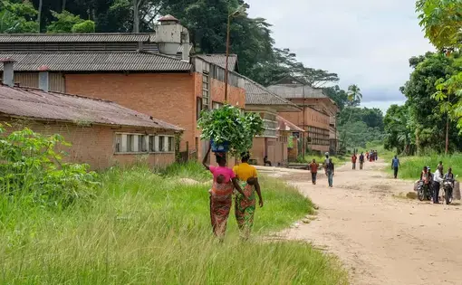 The abandoned research station along the Congo river in Yangambi, DRC, where the cache of notebooks was discovered. Image by Axel Fassio/Cifor. Congo, 2017.