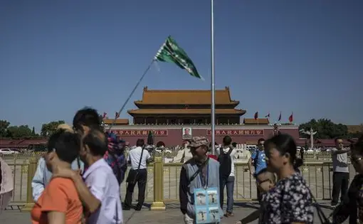 Tiananmen Square, located in the center of China's capital city, Beijing, is visited by huge numbers of people everyday. It's known worldwide for the deadly protests there in 1989. Image by Kelsey Kremer. China, 2017.