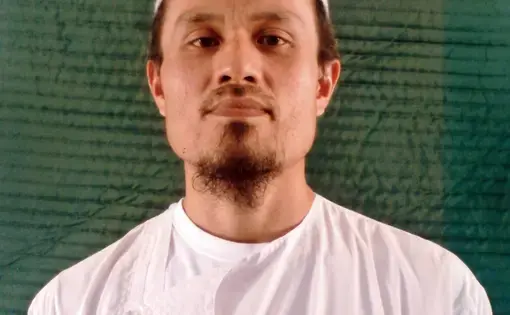 Mohammed Nazir Bin Lep, in a photo provided by his lawyers, at Guantánamo Bay. United States, 2019.