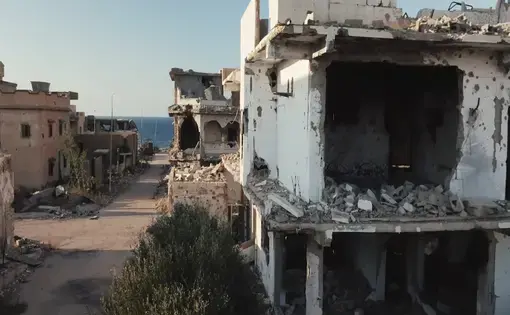 ISIS in Libya. Image from PBS NewsHour, Christopher Livesay, and Alessandro Pavone. Libya, 2018.