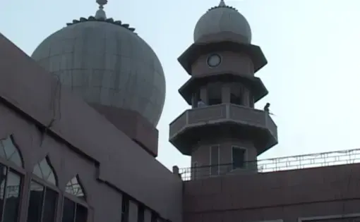 The Dar Ul Zikr Mosque in Lahore, one of the two mosques targeted during anti-Ahmadiyya shootings in 2010. Image by Isabella Palma Lopez. Pakistan, 2018.