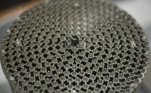 The new reactor core installed in Ghana. Image by Richard Stone. Ghana, 2017