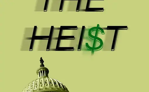 The Heist, a new podcast from the Center for Public Integrity, explores power and influence in the Trump administration. Image courtesy of Brett Forrest. United States, 2020.