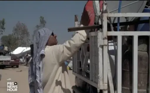 Still from video. Iraq, 2016.