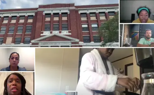 Stills from Free Spirit Media's summer 2020 youth documentary program. Images courtesy of Free Spirit Media. United States, 2020.