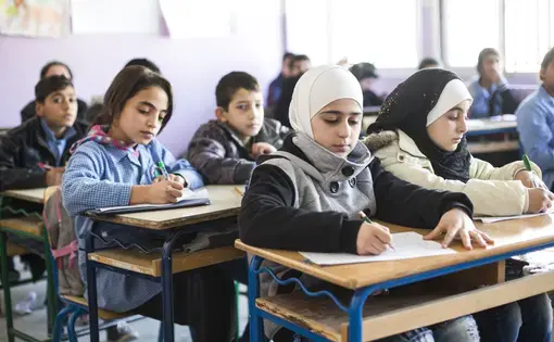 Many Syrian girls have been forced to stop their education because of conflict within the country.. Image courtesy DFID / CC BY 2.0. Lebanon, 2016.