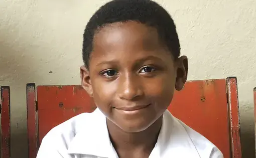 Laer Spencer, 7, lives in La Lima. Image by Jaime Joyce. Honduras, 2019.
