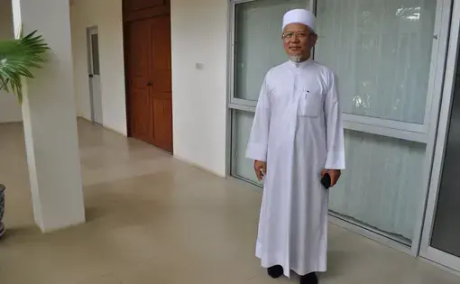 Ismail Lutfi Japakiya at Fatoni University in Thailand. Image by Krithika Varagur. Thailand, 2018. 