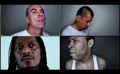 Screenshot from a virtual performance of The Box. Image courtesy of Sarah Shourd.