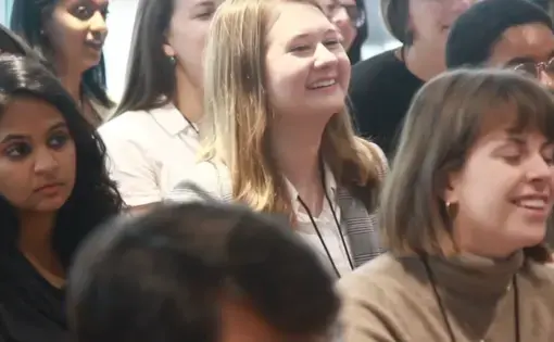 Holly Piepenburg (Southern Illinois University Carbondale) at the 2018 Student Fellow Washington Weekend. Image by Claire Seaton. United States, 2018.