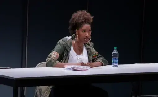 Liza Jessie Peterson performs in "The Peculiar Patriot." Image courtesy of Liza Jessie Peterson.