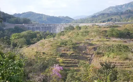 The Barro Blanco hydroelectric dam has flooded land of the Ngöbe-Buglé people in Panama. Image by Daniel Grossman. Panama, 2017.