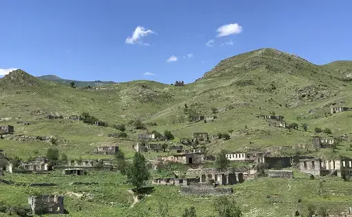 Kelbajar, which Armenian forces will hand over to Azerbaijan on November 15. Image by Joshua Kucera. 2020.