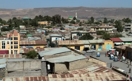 A market in Mekele, the capital of Ethiopia's Tigray region. Image by hecke61 / Shutterstock. Ethiopia, 2012.