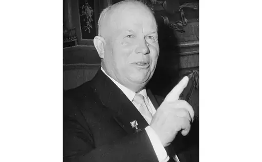 Soviet Premier Nikita Khrushchev. Image courtesy Dutch National Archives. 1962.