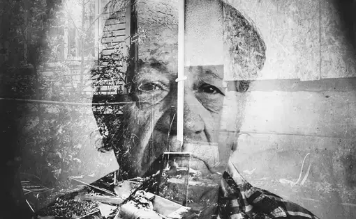 Elwood Friday. St. Phillips Indian Residential School (1951–1953): “I’ve never told anyone what went on there. It’s shameful. I am ashamed. I’ll never tell anyone, and I’ve done everything to try to forget.” Image by Daniella Zalcman. Canada, 2015.