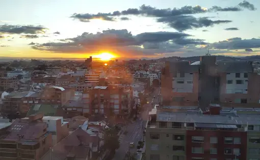 Sunset in Bogota. Image by Dara Mohammadi. Colombia, 2016.