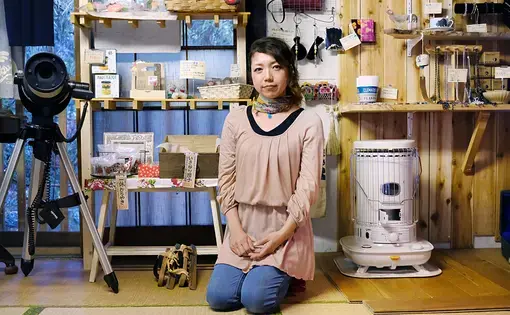 Naoko Ida converted an old Japanese-style house into a cafe. Image courtesy of Emiko Jozuka. Japan, 2018.