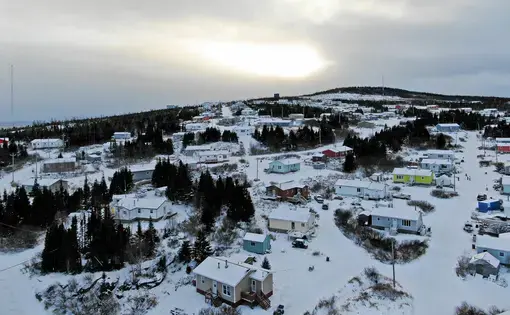 Rigolet, a town of about 350 people, is the southern most Inuit town in Labrador and sits about 90 miles from Happy Valley-Goose Bay, Labrador. Image by Michael Seamans. Canada, 2019.