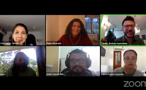 This webinar, hosted in Spanish, from the Amazon Rainforest Journalism Fund and The Tenure Facility aimed to foster a dialogue on the importance of connections between indigenous or local storytellers and journalism in a time of rapid global and environmental change.