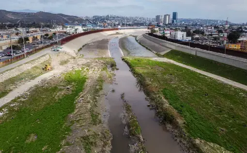 The Tijuana River flows throughout the U.S.-Mexico border region in San Diego. / Photo by Adriana Heldiz