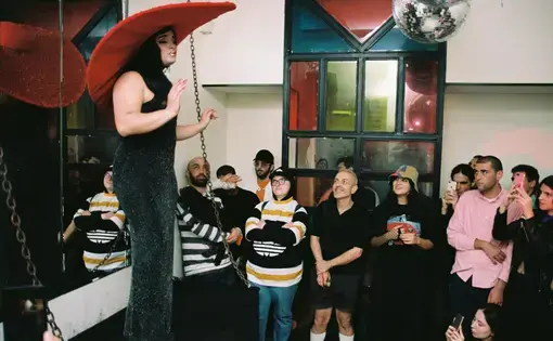 A drag show at Success, Tblisi's only gay bar. Image by George Nebieridze. Georgia, 2020.