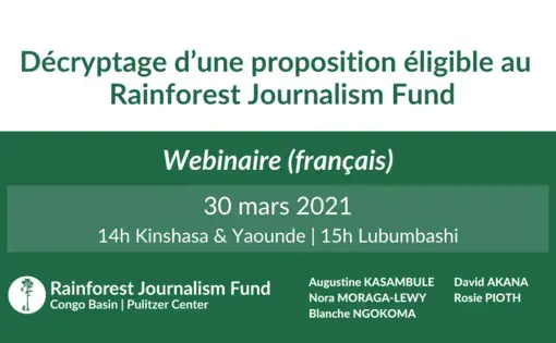 Détails de l'événement et liste des intervenants pour le webinaire