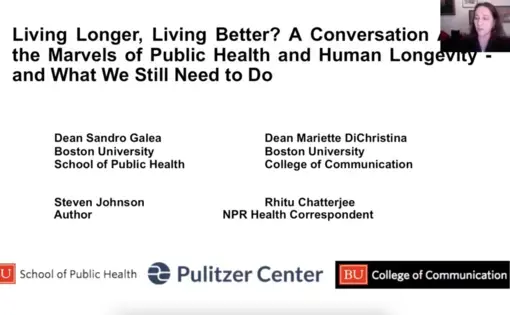 Living Longer, Living Better event product by CUGH, 2021