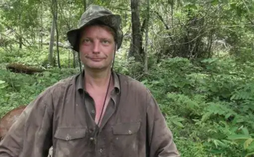Portrait of Marcus Hardtke in the Cambodian wilderness.