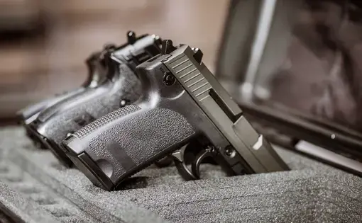 Gun Stock Image, Shutterstock, by PRESSLAB