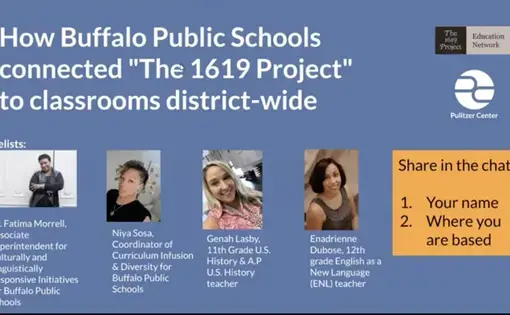 1619 project and buffalo public schools