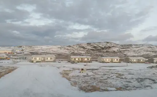 Northern Village of Inukjuak in Nunavik, Quebec.