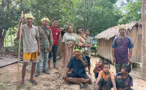 Photo of families in Malaysia