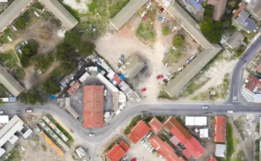 Aerial Image of Hostels