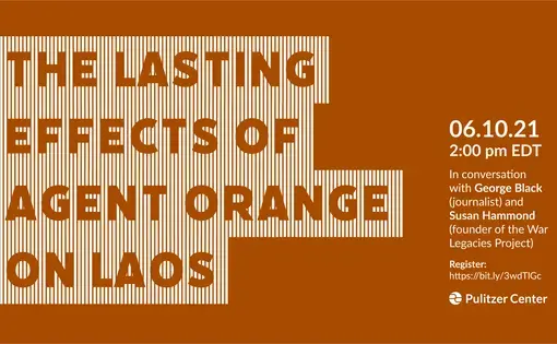 Text: the lasting effects of agent orange on Laos