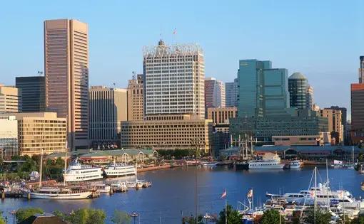 Baltimore's inner harbor