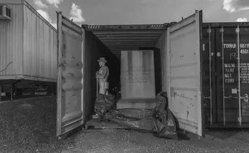 Statue in box