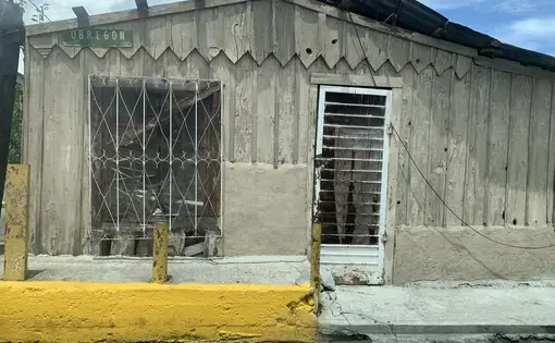 An abandoned home