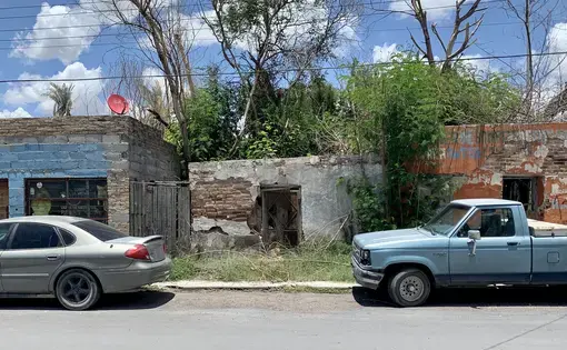 Abandoned homes in Nuevo Laredo