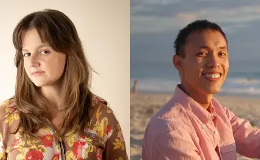 Two pictures of Manuela Andreoni and Yao-Hua Law