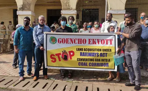 Local protest in Goa