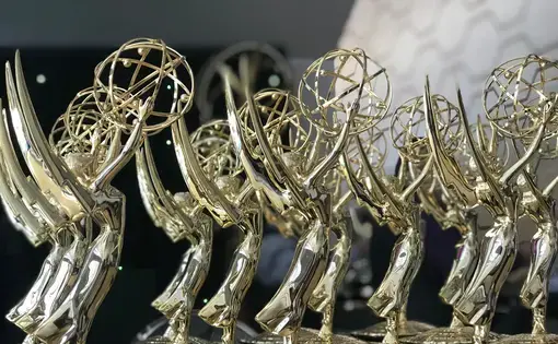 Photo of the Emmy statue