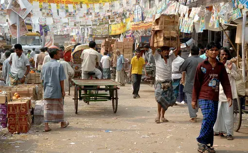 Image of people walking