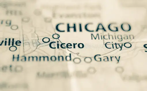 map of where Cicero is