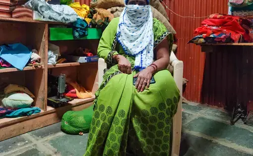 woman sitting