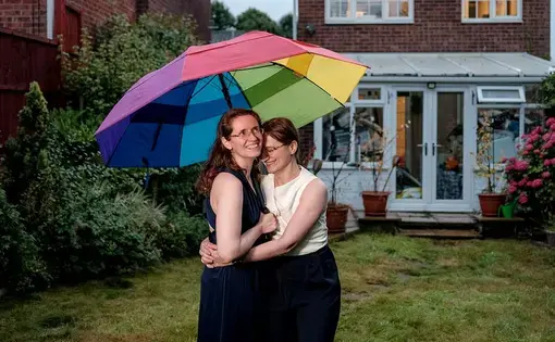 Colorful umbrella