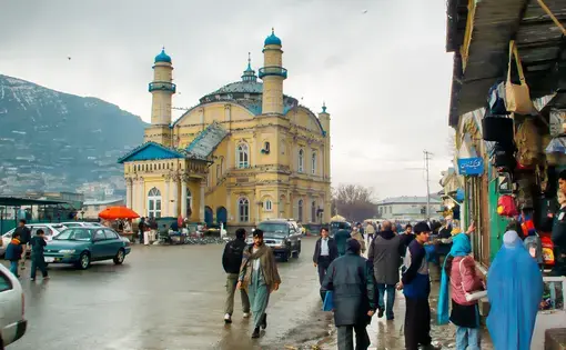 Central street in Kabul
